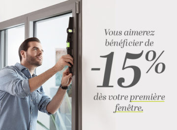 -15 % dès votre première fenêtre avec les Experts rénovateurs K•LINE